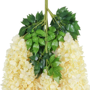 well art gallery beige westeria artificial flower