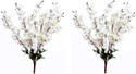 well art gallery Well Art Gallery Artificial Flower blossom for Home Decoration White Peach Blossom Artificial Flower