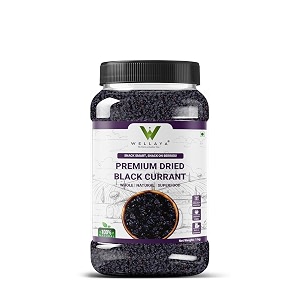 wellaya premium dried black currant - 1kg  healthy amp tasty whole black current  rich in vitamin k high in nutrients amp antioxidants  delicious amp healthy snack  gluten-free snacking