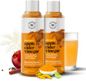 Wellbeing Nutrition USDA Organic Himalayan Apple Cider Vinegar (2X Mother) with Amla (Vitamin C for Immunity), Turmeric, Cinnamon & Black Pepper | Raw, Unfiltered, Unpasteurized Vinegar (2 x 500 ml)