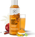 Wellbeing Nutrition USDA Organic Himalayan Apple Cider Vinegar (2X Mother) with Amla (Vitamin C for Immunity), Turmeric, Cinnamon & Black Pepper | Raw, Unfiltered, Unpasteurized Vinegar (500 ml)
