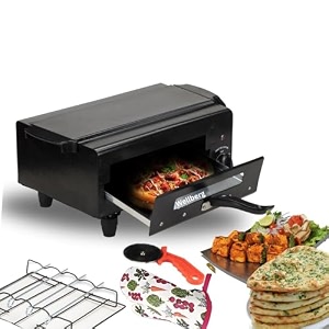 wellberg switch controller elecctric tandoor 2000 watt heat controller electric tandoor and grill barbeque for naan roti chicken tikka paneer tikka black