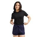 Wellbi Womens Bamboo Crop Top Soft amp