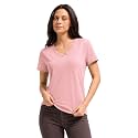 Wellbi Womens Bamboo V-Neck T-Shirt Ultra