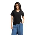 Wellbi Womens Bamboo V-Neck T-Shirt Ultra