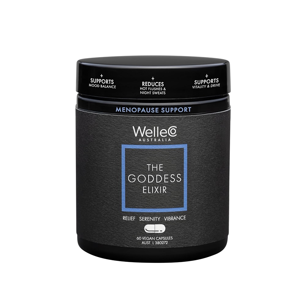WelleCo The Goddess Elixir, Menopause Supplement for Women with Vitex ...