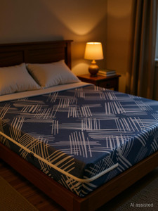wellfit King Size Zippered Cotton Breathable Mattress