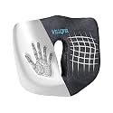 WELLGIVER Memory Foam Coccyx Seat Cushion for Tailbone & Back Pain Relief–Orthopedic Chair Pad for Office, Car, Home U-Shaped Comfort Seat Support for Sciatica, Lower Back Pain | 18 x 15 x 3 Inch