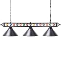 Wellmet 59 Inch Pool Table Light for Game Room with Billiard Ball Decor