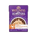 Wellness Bowl Boosters Hearty Topper Wet Dog Food for Small, Medium, and Large Breeds, Grain Free, Natural, Turkey and Sweet Potatoes Recipe, 5.5 oz, Pack of 12