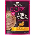 Wellness CORE Small Breed Mini Meals Pate Adult Wet Dog Food, Grain Free, Natural, Chicken Entrée Recipe, 3 oz, Pack of 12 Pouches