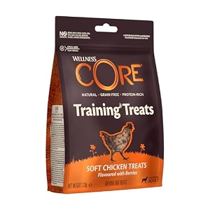 wellness core training treats 6 oz chicken amp berries  dog treats