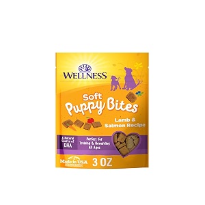 wellness just for puppy treats 35 oz pouchcubes