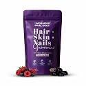 The Wellness Project 14-in-1 Hair, Skin &amp; Nails Gummies with 10,000 mcg Biotin, Keratin, Hyaluronic &amp; Folic Acid, Vitamins A, B5, B6 &amp; B12 &amp; Sea Buckthorn | for Women &amp; Men | Tasty Mixed Berry Flavor