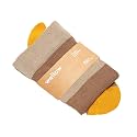 Wellow Knee High Compression Socks for Men &amp; Women | 18-25 mmHg Made with Viscose from Bamboo | Relieves Swelling- Stripes