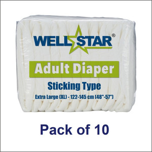 Wellstar Adult Diapers Extra Large - Pack