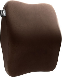Wellvis Brown Memory Foam Car Pillow Cushion