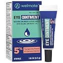 WELMATE - Eye Ointment (1 Tube) - Sodium Chloride Hypertonicity Ophthalmic Ointment 5% - Relief of Corneal Edema Symptoms - Lanolin & Mineral Oil - Sterile - Travel Size - Eye Care - 1/8 oz (3.5g)