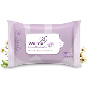Welme Intimate Cleansing Intimate Wipes for Daily