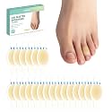 Welnove Gel Blister Bandages for Feet - 21ct Blister Cushion for Heel, Toe - Water-Resistant Hydrocolloid Bandages - Blister Pads for Prevention &amp; Recovery (Toe Pack)