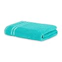 Welspun 100% Cotton Quick Dry Bath Towel | High Absorbency Super Soft, Fast Drying Towels for Bath | 380 GSM Large Size 1 Piece Bath Towel for Men and Women | Sized 70cm X 137cm Sea Green