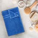 Welspun 100% Cotton Quick Dry Bath Towel | High Absorbency Super Soft, Fast Drying Towels for Bath | 375 GSM Large Size 1 Piece Bath Towel for Men and Women | Sized 70cm X 150cm Navy Blue