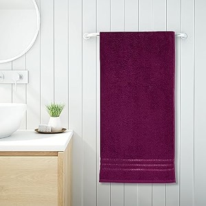 welspun quik dry 100 cotton large bath towel-magenta