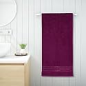 Welspun Quik Dry 100% Cotton Large Bath Towel-Magenta