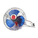Welzivs 12 volts DC automaotive 6''Fan directly run through Solar Panel or any 12 volts Battery Car Interior Fan (12 V) Car Interior Fan