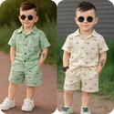 Wemation Boys Casual Shirt Shorts