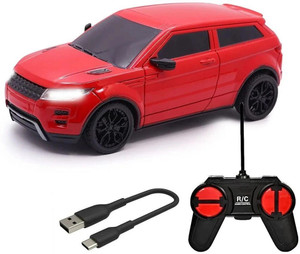 wembley high speed mini 124 scale rechargeable remote control car with lithium battery red and black