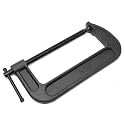 WEN CLC833 Heavy-Duty Cast Iron C-Clamps with 8-Inch Jaw Opening and 3.4-Inch Throat