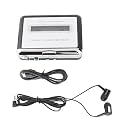 Wendry Cassette Player USB Cassette to MP3 Converter, Portable USB Tape to MP3 Capture Converter Stereo Audio Music Player Cassette Player