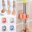 Broom Mop Holder Broom Gripper Holds Self Adhesive Reusable No Drilling Super Anti-Slip Wall Mounted Storage Rack Plastic Wall Mounted Self Adhesive Anti-Slip (5)