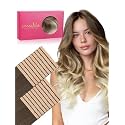 WENNALIFE 3.15 inch Wide Tape in Hair Extensions Human Hair, Tape in Weft