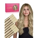 WENNALIFE 3.15 inch Wide Tape in Hair Extensions Human Hair, Tape in Weft
