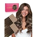 WENNALIFE 3.15 inch Wide Tape in Hair Extensions Human Hair, Tape in Weft