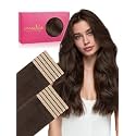 WENNALIFE 3.15 inch Wide Tape in Hair Extensions Human Hair, Tape in Weft