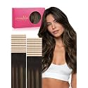WENNALIFE 3.15 inch Wide Tape in Hair Extensions Human Hair, Tape in Weft