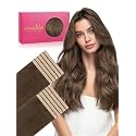 WENNALIFE 3.15 inch Wide Tape in Hair Extensions Human Hair, Tape in Weft