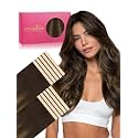 WENNALIFE 3.15 inch Wide Tape in Hair Extensions Human Hair, Tape in Weft