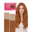 WENNALIFE 3.15 inch Wide Tape in Hair Extensions Human Hair, Tape in Weft