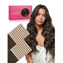 WENNALIFE 3.15 inch Wide Tape in Hair Extensions Human Hair, Tape in Weft