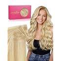WENNALIFE Genius Tape in Hair Extensions Human Hair, Invisible Tape in