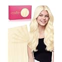 WENNALIFE Genius Tape in Hair Extensions Human Hair, Invisible Tape in