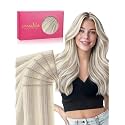 WENNALIFE Genius Tape in Hair Extensions Human Hair, Invisible Tape in