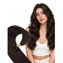 WENNALlFE Mini Flat Tip Hair Extensions Human Hair, 50g 63s 22 Inch Light Dark Brown Remy Hair K Tip Hair Extensions Seamless Soft and Invisible Keratin Extensions De Cabello
