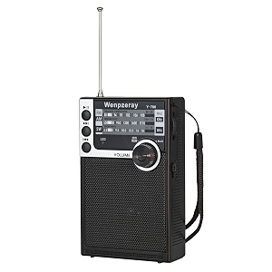 y-706 portable pocket radio am fm sw band receiver battery operated transistor with good loud sound speaker support usbtf card play headphone jack for indoor outdoor emergency black