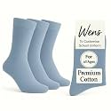 Wens Plain Dark Socks for Girls Boys