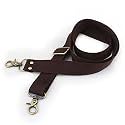 Wento Canvas Cross Body Purse Strap, 31''-57'', Dark Brown